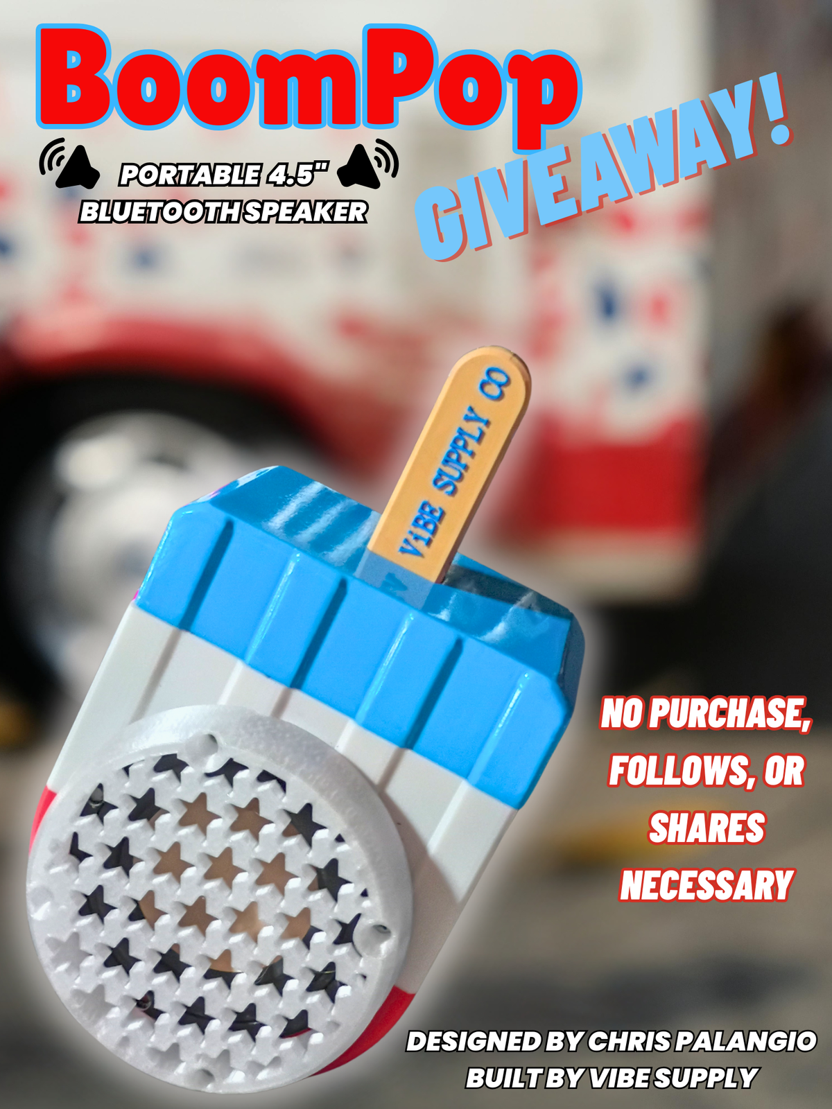 BoomPop Portable Speaker Giveaway