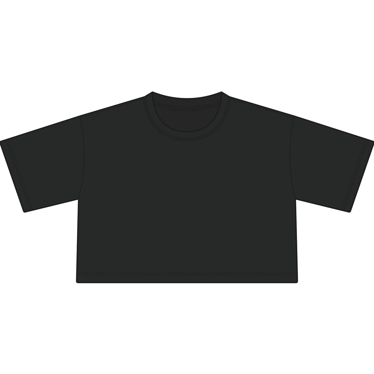 Women's Cropped Cotton T-Shirt | Small V Energy