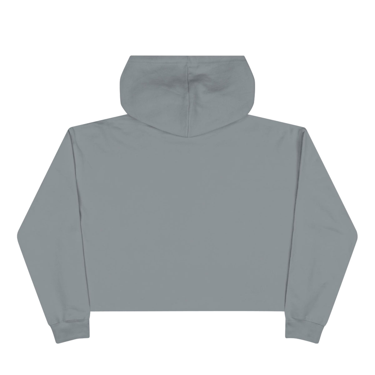 Small V Energy Crop Hoodie — Neon Pink Heart Graphic