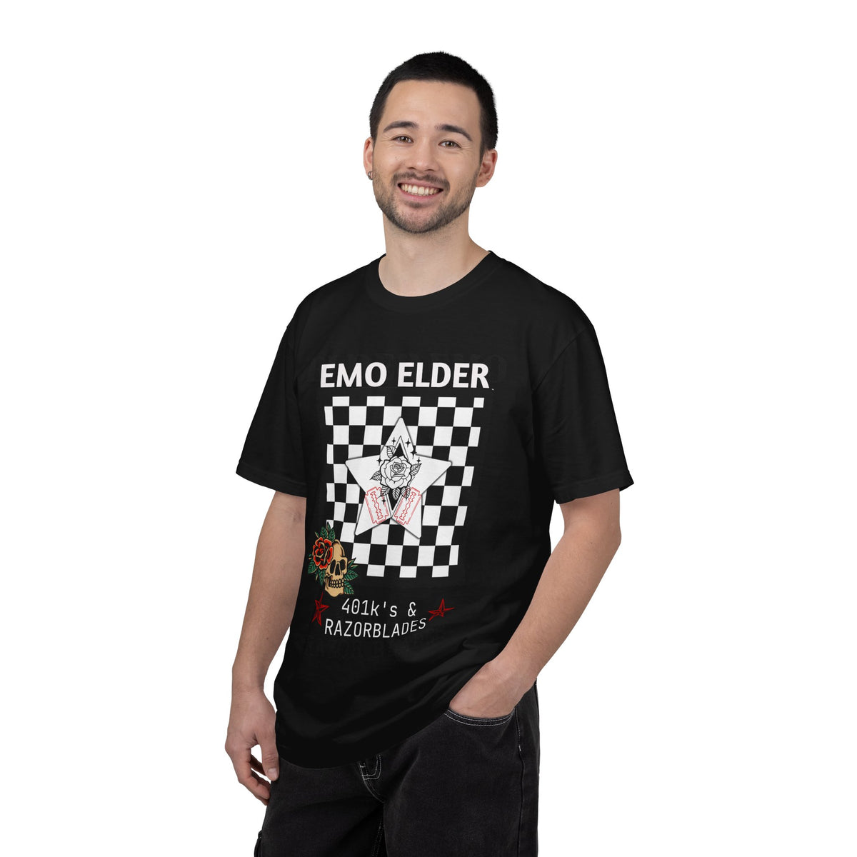 Elder Emo T-Shirt - 401K's & Razor Blades