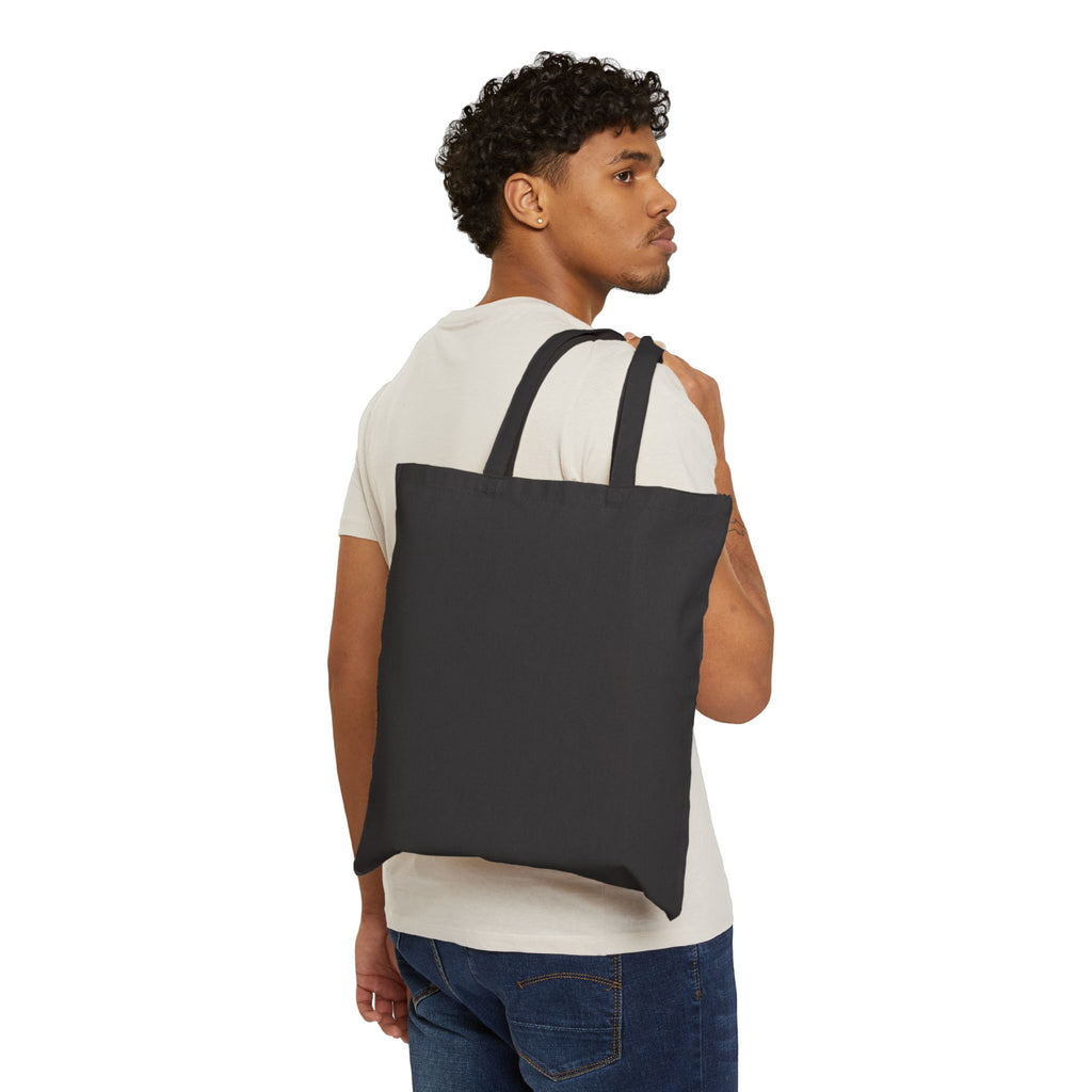 Make Art Not War Canvas Tote Bag — Eco Cotton Artist Tote