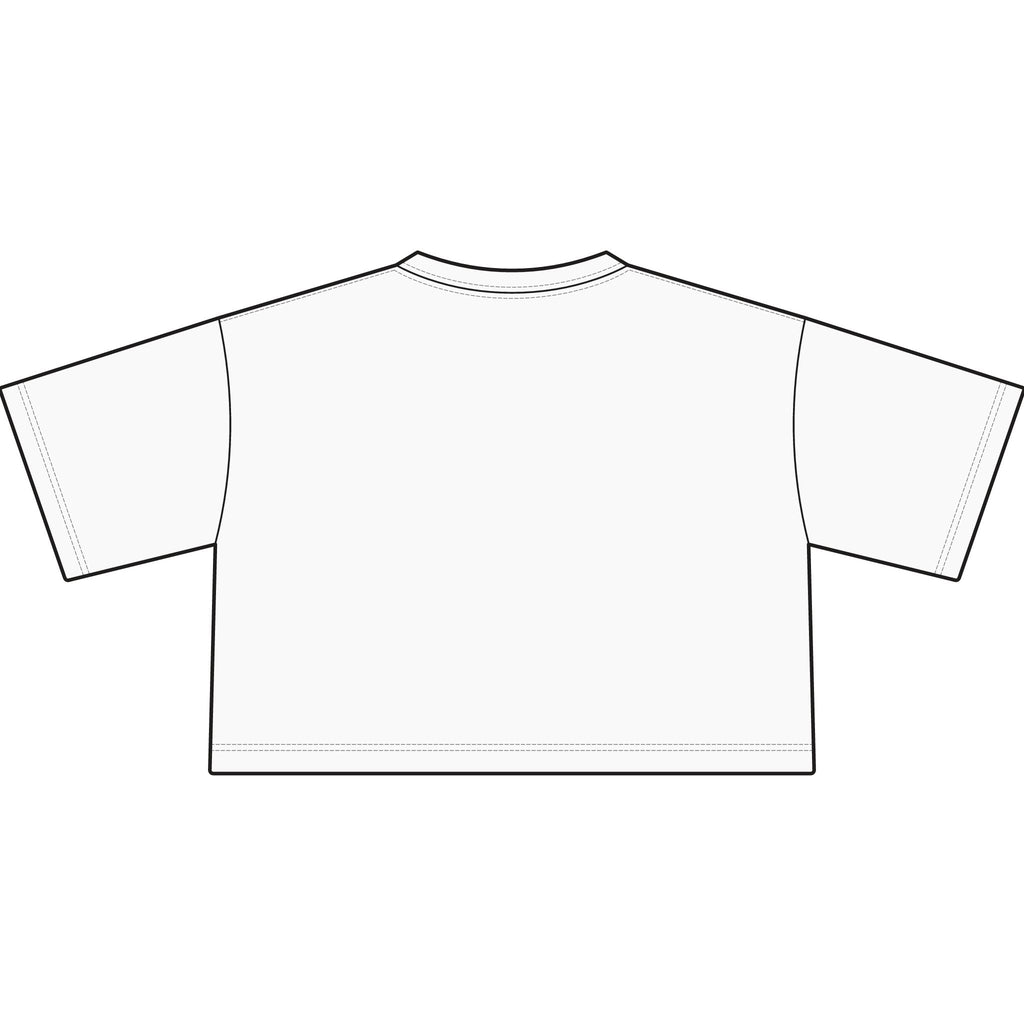 Women's Cropped Cotton T-Shirt | Small V Energy