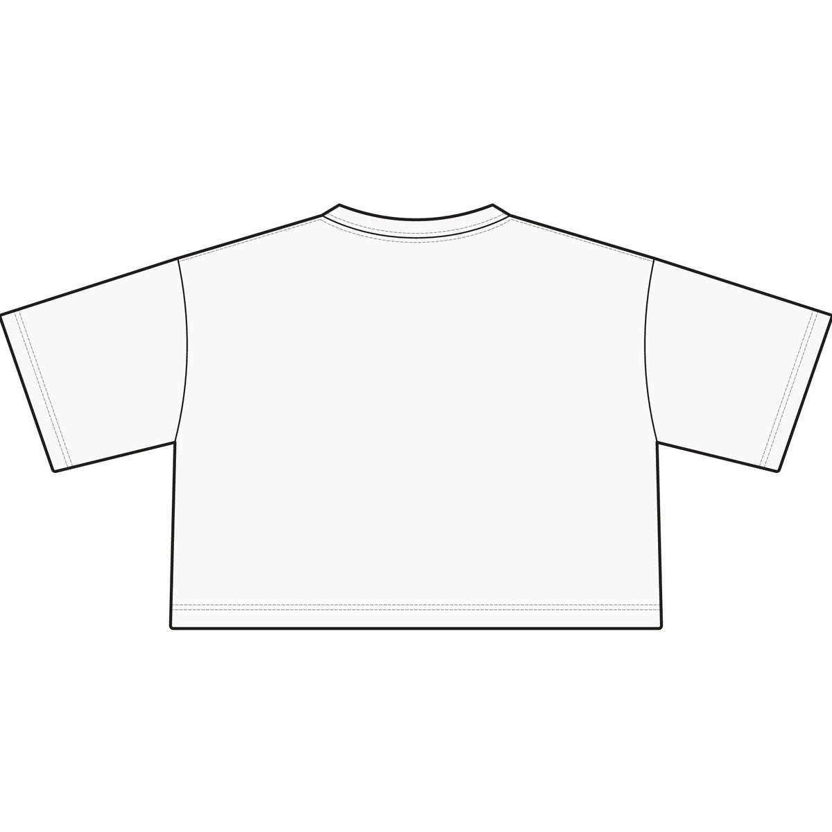 Women's Cropped Cotton T-Shirt | Small V Energy