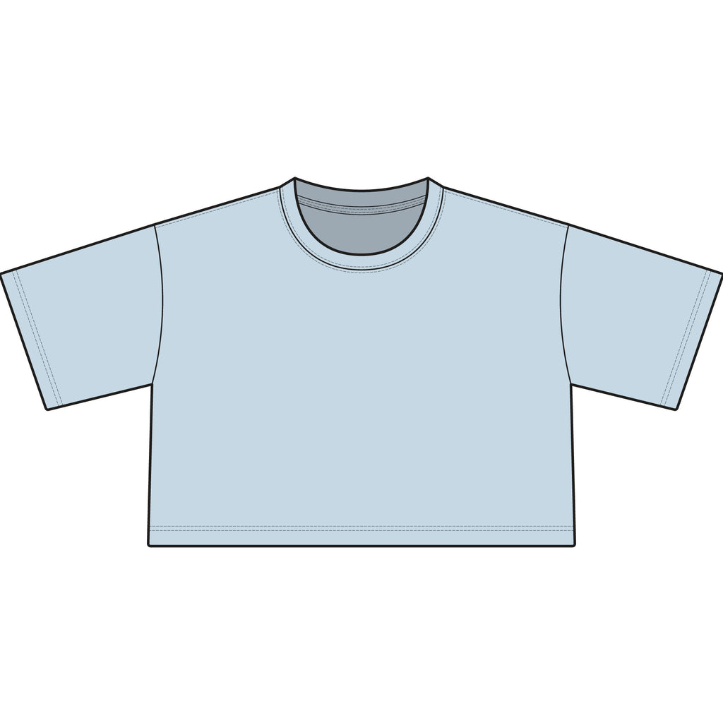 Women's Cropped Cotton T-Shirt | Small V Energy