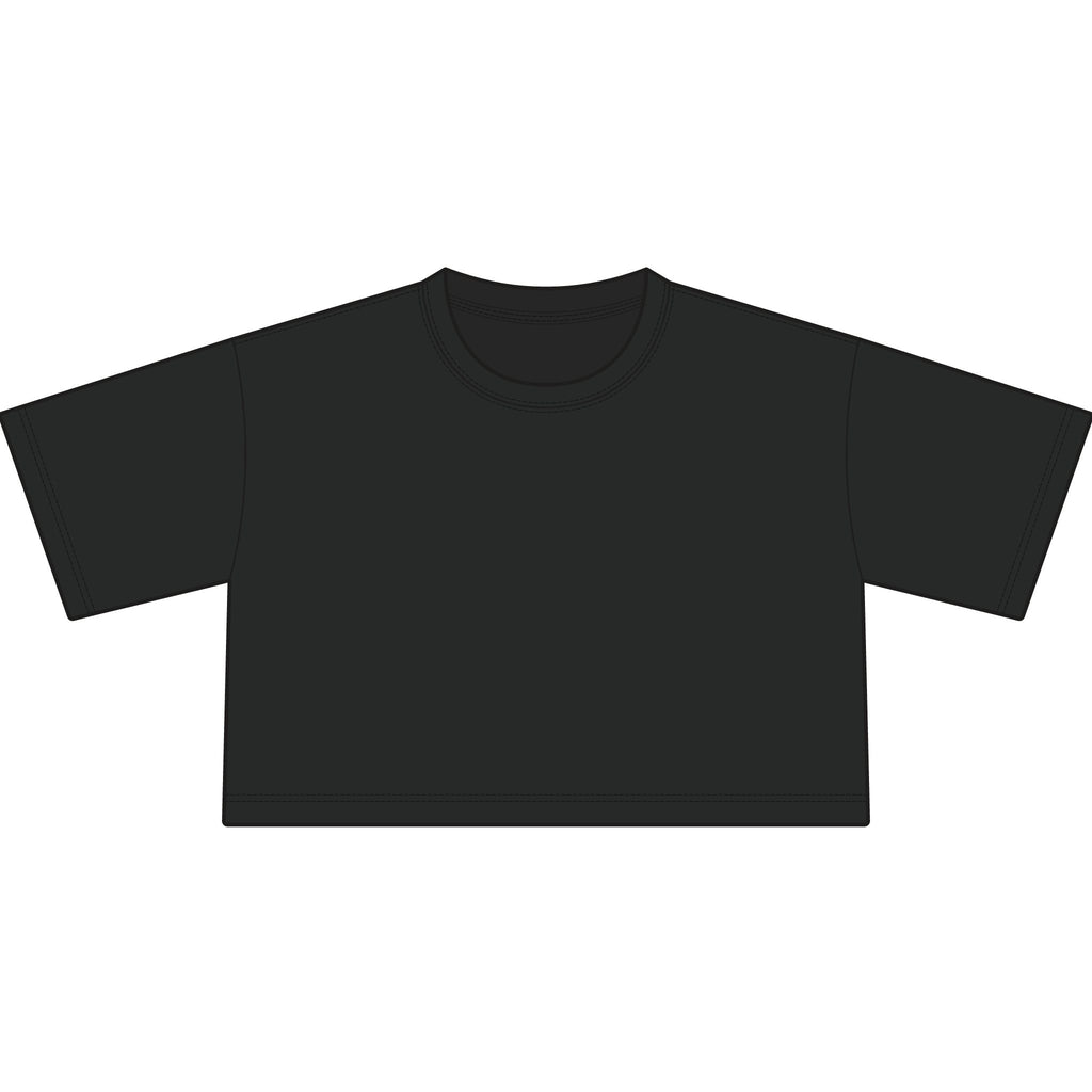 Women's Cropped Cotton T-Shirt | Small V Energy