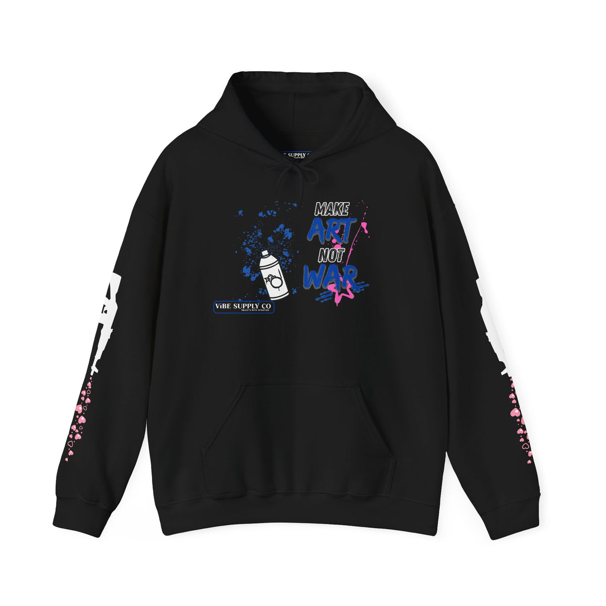 Art Not War Hoodie — "Make Art Not War" Streetwear Pullover
