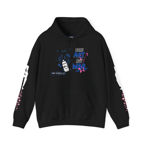 Art Not War Hoodie — "Make Art Not War" Streetwear Pullover